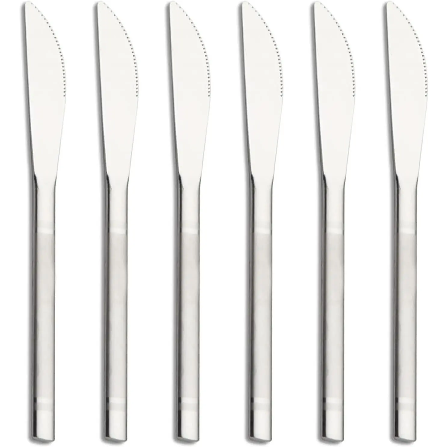 Modern Stainless Steel Cutlery Set - 6-Piece 5.7in Mini Silverware for Dessert, Cheese, Fruit Snacks, Formal Events | Tableware Appetizer Serving Flatware