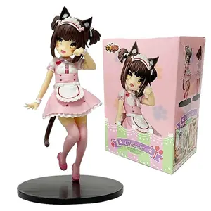 18CM Anime NEKOPARA Figure chocola And vanilla Cute Stand Animation Model Toys Gifts Collection Decoration Ornaments PVC