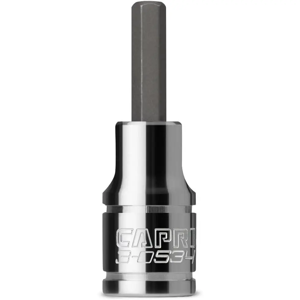3-0534 4 mm Hex Bit Socket, 1/4-Inch Drive, Metric