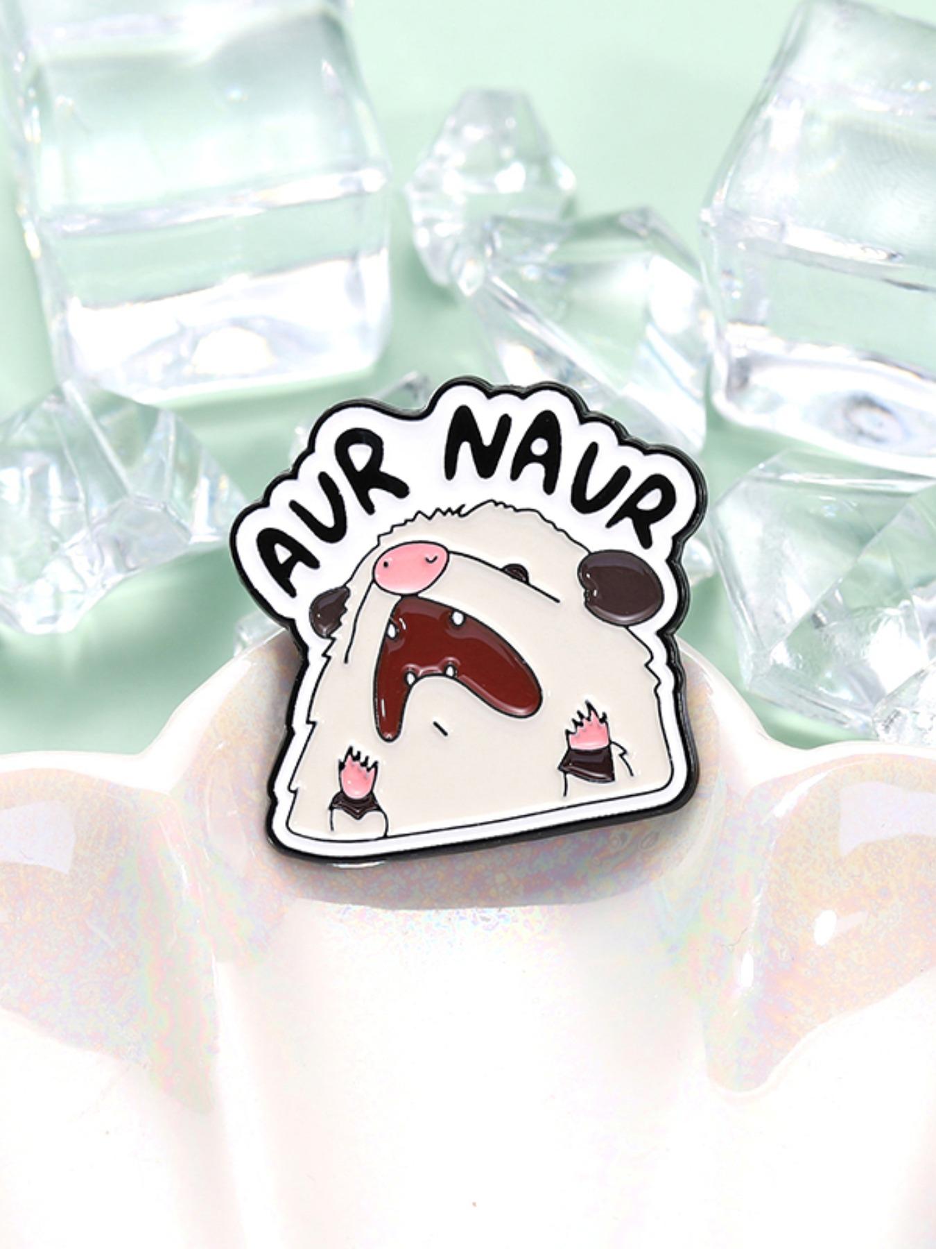 Cute Possum Design Brooch, Fashion Cartoon Animal Design Brooch, Enamel Pin Suitable for Backpacks, Jeans, Scarves, Hats Decoration