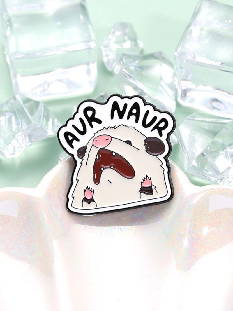 Cute Possum Design Brooch, Fashion Cartoon Animal Design Brooch, Enamel Pin Suitable for Backpacks, Jeans, Scarves, Hats Decoration