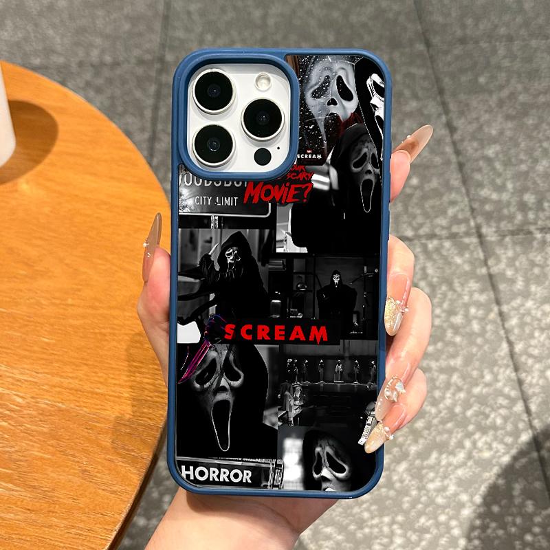 Premium Magnetic Case for iPhone11/12/13/14/15/16/17/promax Scream Horror Collage MagSafe Ready,Anti-Fall,Ultra-Thin Design | Perfect for Everyday Use