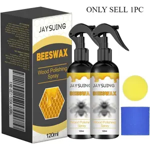 1Pcs Natural Beeswax Care Spray & Restorer, 2026 New Bees Wax Furniture Polish and Cleaner, Beeswax Furniture Polish for Wood, For Living Room, Kitchen, Leather and Furnitures Polishs