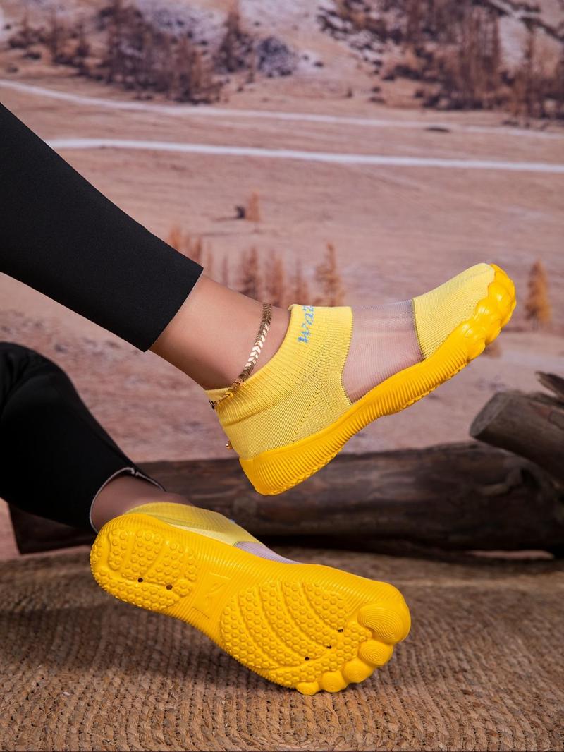 Unisex's Minimalist Sporty Slip on Sock Sneakers, Casual Breathable Comfortable Water Shoes, Barefoot Youth Womens Shoes for Beach Swimming, Watershoes, Lightweight Swim Shoes