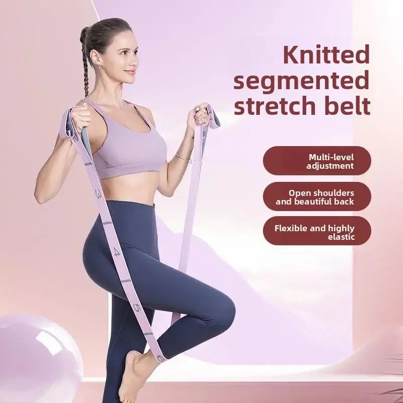 Digital Segmented Yoga Resistance Band Back Trainer