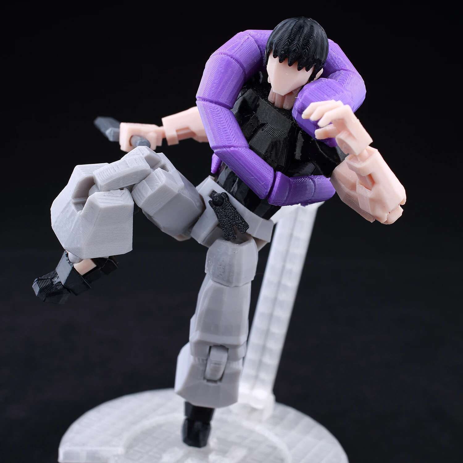 9L3D Printed Jujutsu Kaisen 3D Mini Figures, Satoru Gojo & Geto Suguru Action Model, Anime PVC Collectible Statue, Gift for Fans