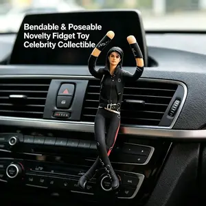 Anime Michael Jackson Cosplay Prop Doll Plush Stuffed Figure Dolls Room Decoration Abstract Joint Mobility Props Gift**