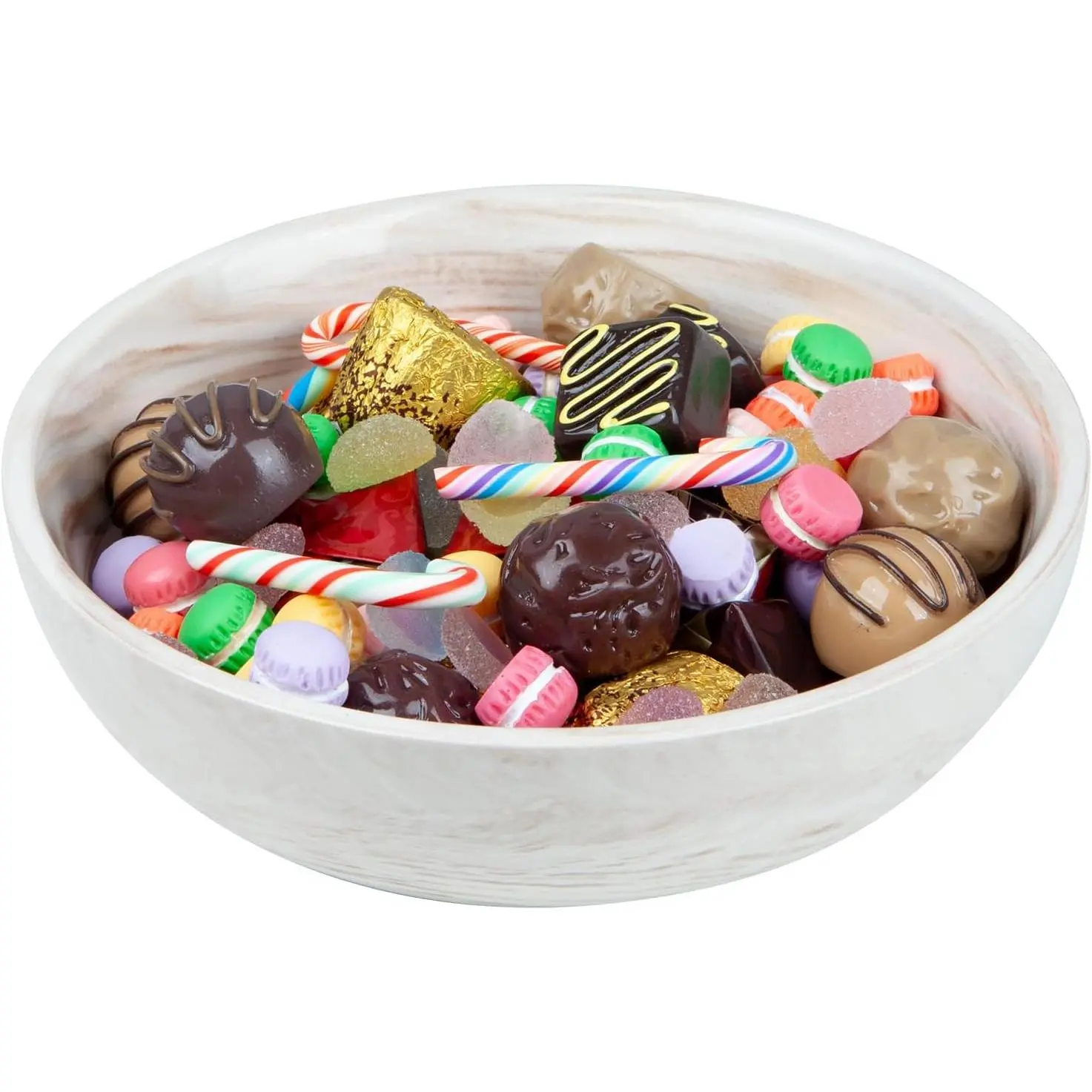 Marble-patterned Ceramic Candy Dish Small Candy Bowl for Office Desk Modern Home Decor Decorative Bowl Brown