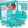 Wooden 4 in 1 Dominoes Game, Fruit & Animal Pattern Matching Memory Chess, Interactive Learning Cognitive Skills Safety Game for Parents & Kids, Family Board Games, Family Fun Game, Board Games for Family Night, Table Games #GLOBAL PICKS