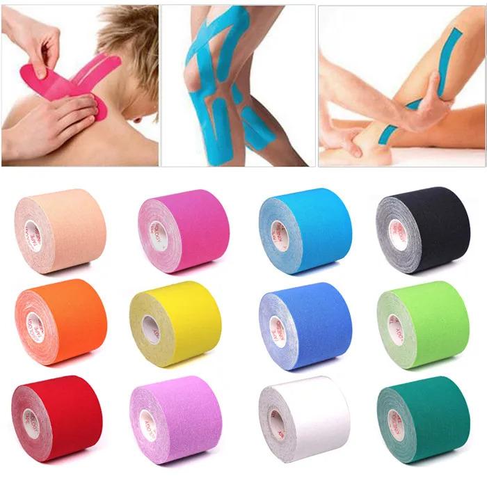 Waterproof Kinesiology Tape – Elastic Athletic Bands for Sports Recovery, Gym, Muscle Pain Relief & Strapping Support