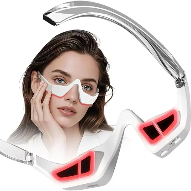 Comfortable 3D Eye Massager, Lightweight Light Eye Mask, Heat Therapy, Gentle Eye Care, Relieves Fatigue, Home or Travel Use, Unisex