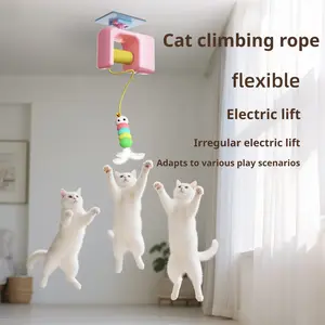 Pet Cat Electric Smart Door Hanging Toy, Self-Amusement Cat Suspended Toy, Engaging Plaything for Cats, Perfect for Keeping Pets Entertained