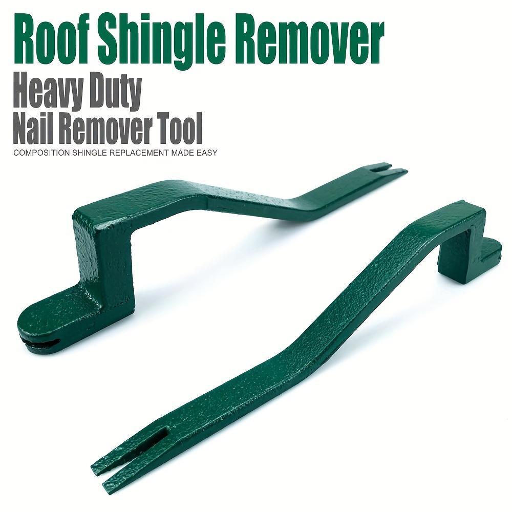 Roof Snake Tool Shingle Pry Bar Heavy Duty Nail Remover Tool  Roof Shingle Remover Professional Roofing Tools Heavy-Duty Multi-Purpose Roof Shingle Remover Tool - Durable Metal Construction, Easy Roofing and Woodworking