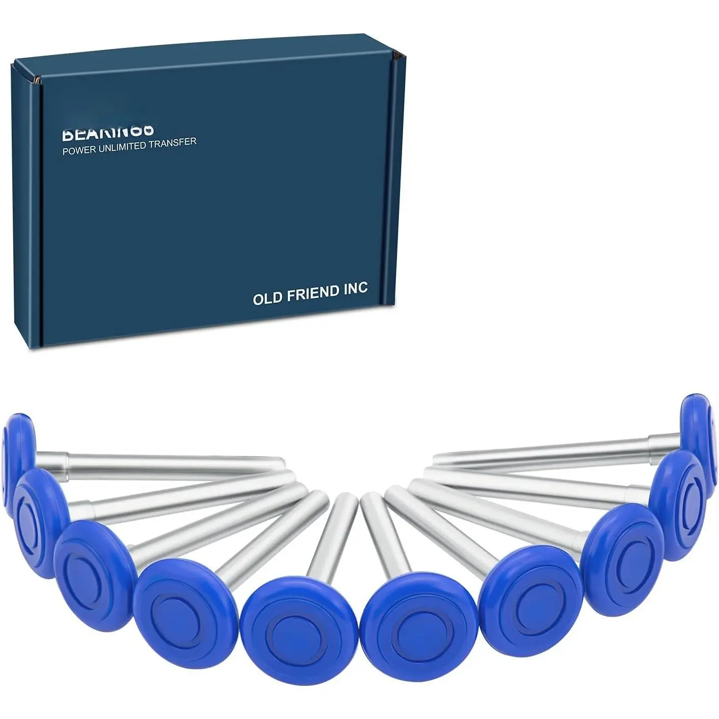 Nylon Garage Door Roller Set - 10-Count, 2" Size, 4" Stem, 6200-2RS Precision Bearings, Max Quiet Op, Durable, Weatherproof