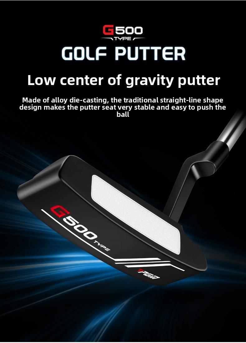 PGM Golf Putter (Men's Single Club) - Practice Putter featuring High Stability, Low Center of Gravity, High Forgiveness, and Alignment Line