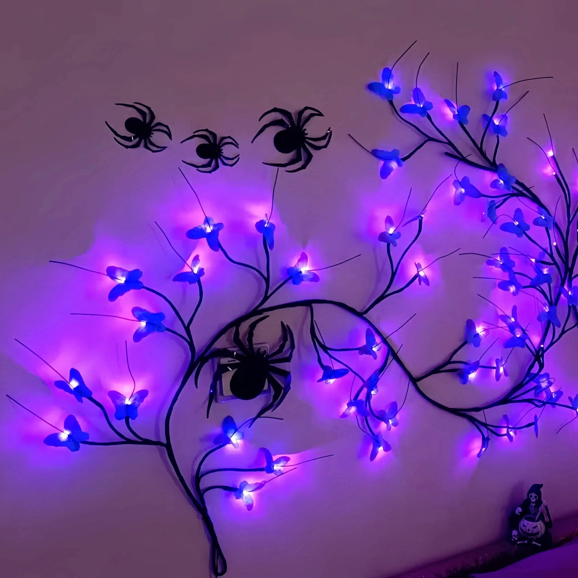 Halloween LED Light, USB Plug-in 8 Modes LED String Light, Led Mood Light, Decorative Light for Home Party Festival, Festive Decorations, Home Decor, Room Decor, Ornaments, Decoration, Led Light Up
