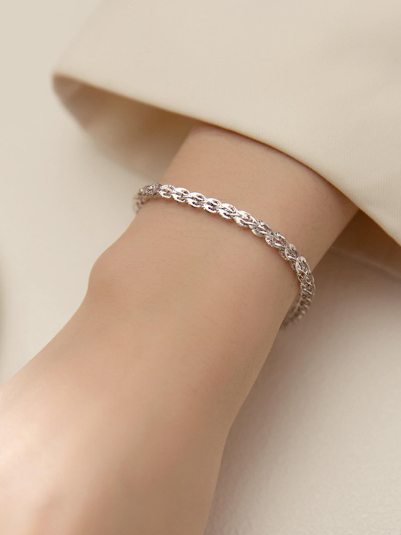 S925 Sterling Silver Fashion Phoenix Tail Design Bracelet, Fashion Jewelry for Party, Daily Clothing Decor, Trendy All-match & Exquisite Jewelry for Birthday Gift, Elegant Jewelry Bracelet
