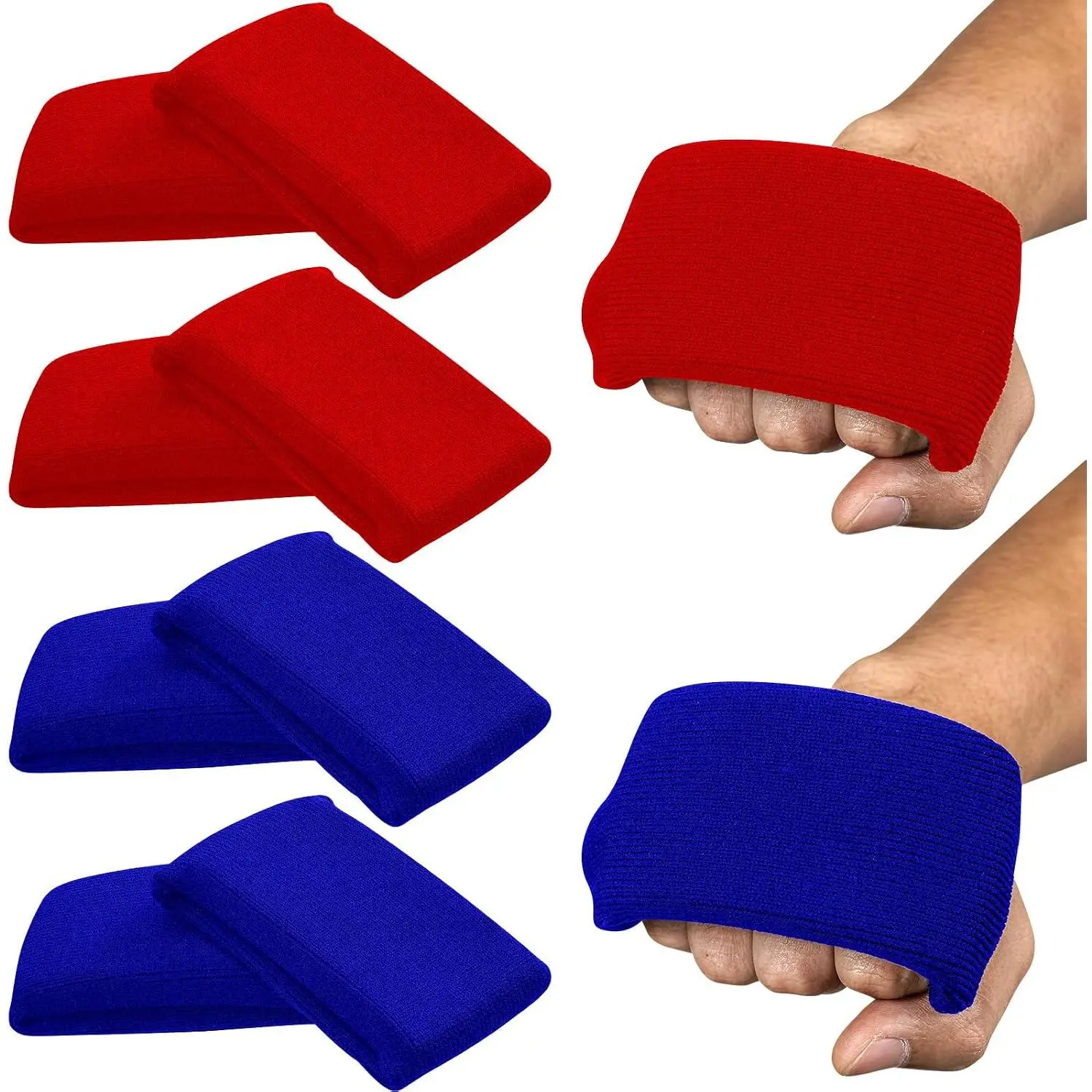4 Pairs Knuckle Guards for Boxing Gel Hand Guard Protection Knuckle Pads for Under Hand Wraps Muay Thai Kickboxing MMA   Men Women