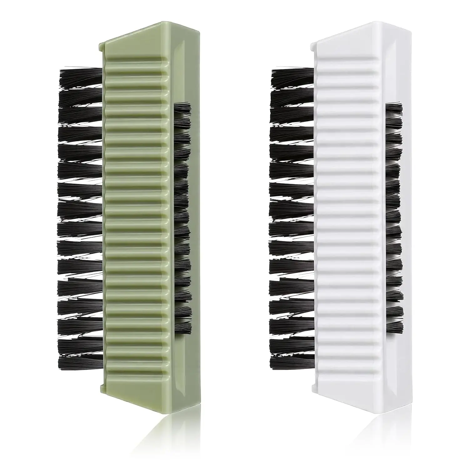 2 Pcs Nail Brush for Cleaning Fingernails, Heavy Duty Nail Brushes | Deep Cleaning Mechanical Nail Scrub Brush, Remove Dirt and Paint Fingernail Brush, Stiff Nail Brush for Cleaning Toe & Finger