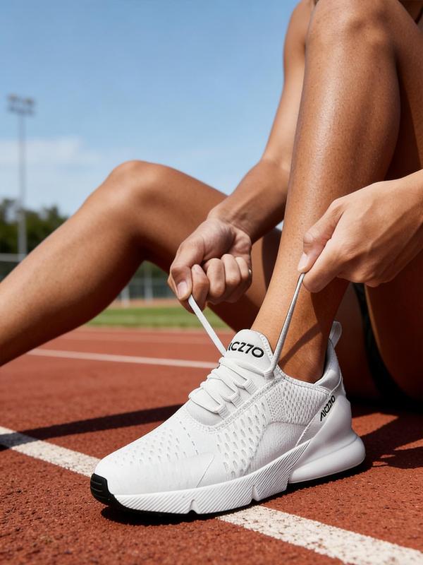 Men's Large Size Casual Sports Shoes, Comfortable Durable Lightweight Breathable Woven Upper, Shock Absorption Sole, Multiple Colors Available