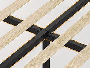 PU Leather Upholstered LED Bed Frame with 2 Nightstands White Bedframe Bedroom Furniture Headboard