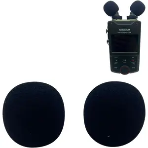 Wind Muff Pop Filter For Tascam X6 X8 Headset Windscreen Microphone  Covers For Tascam X6 X8 (Black)
