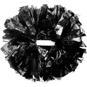2/6/12PCS Pom Poms Cheerleading with Baton Handle Cheerleader Pompoms for Cheering Sports Games Dancing Party Team Spirit