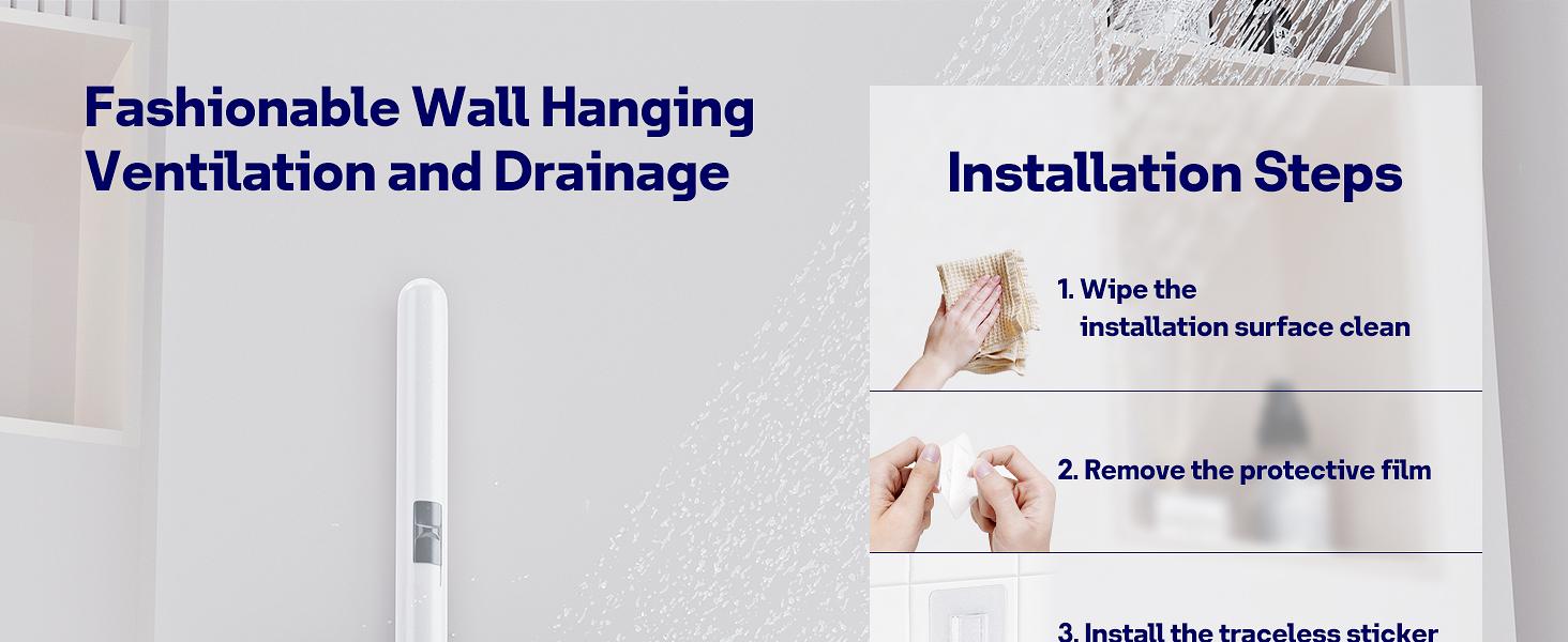 8 Pack Pumice Stone Toilet Bowl Set with 18 in Extra Long Handle,White Holder Case,Pumice Stone for Cleaning, for Cleaning Toilets, Bathtubs, Grills, Swimming Pools, Sinks