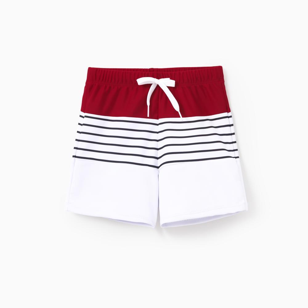 PatPat Family Matching Swimsuits Red Striped One-Shoulder Bikini or Colorblock Swim Trunks Matching Beachwear Outfits for Summer, Cruise, Vacation PatPat Family Matching Swimsuits Red Striped One-Shoulder Bikini or Colorblock Swim Trunks Matching Beachwear Outfits for Summer, Cruise, Vacation