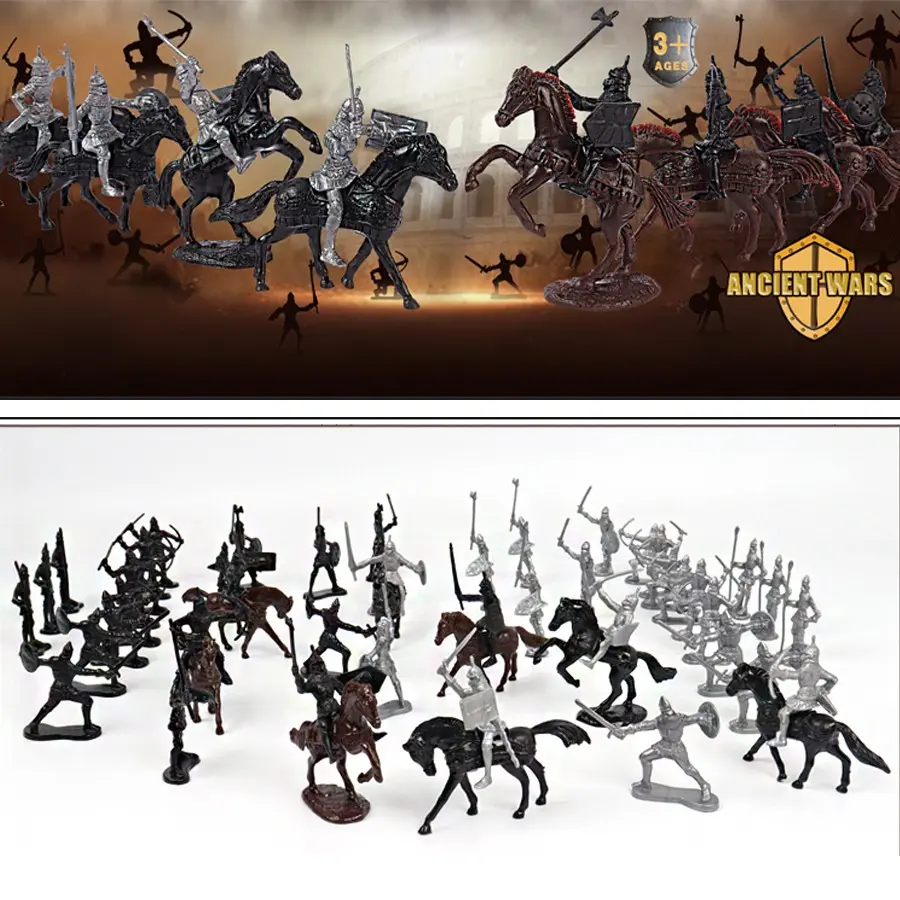 European Medieval Soldiers Toy Set, 32-239 Pieces, Build Historical Battle Scenes,Set up a simulated medieval European battlefield—perfect for children to stage mock battles and formation drills; ideal for boys' combat play.Holiday Gifts, Miniature Set
