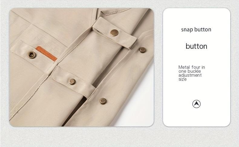 Women's Waterproof Multi-Pocket Apron, Practical for Kitchen Cooking, Gardening, Cleaning & Salon Work