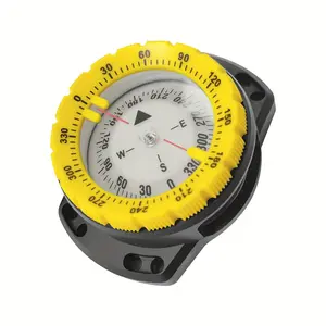 Waterproof Elastic Rope Compass - Portable, Durable ABS/PVC Outdoor Navigation Tool for Hiking & Diving