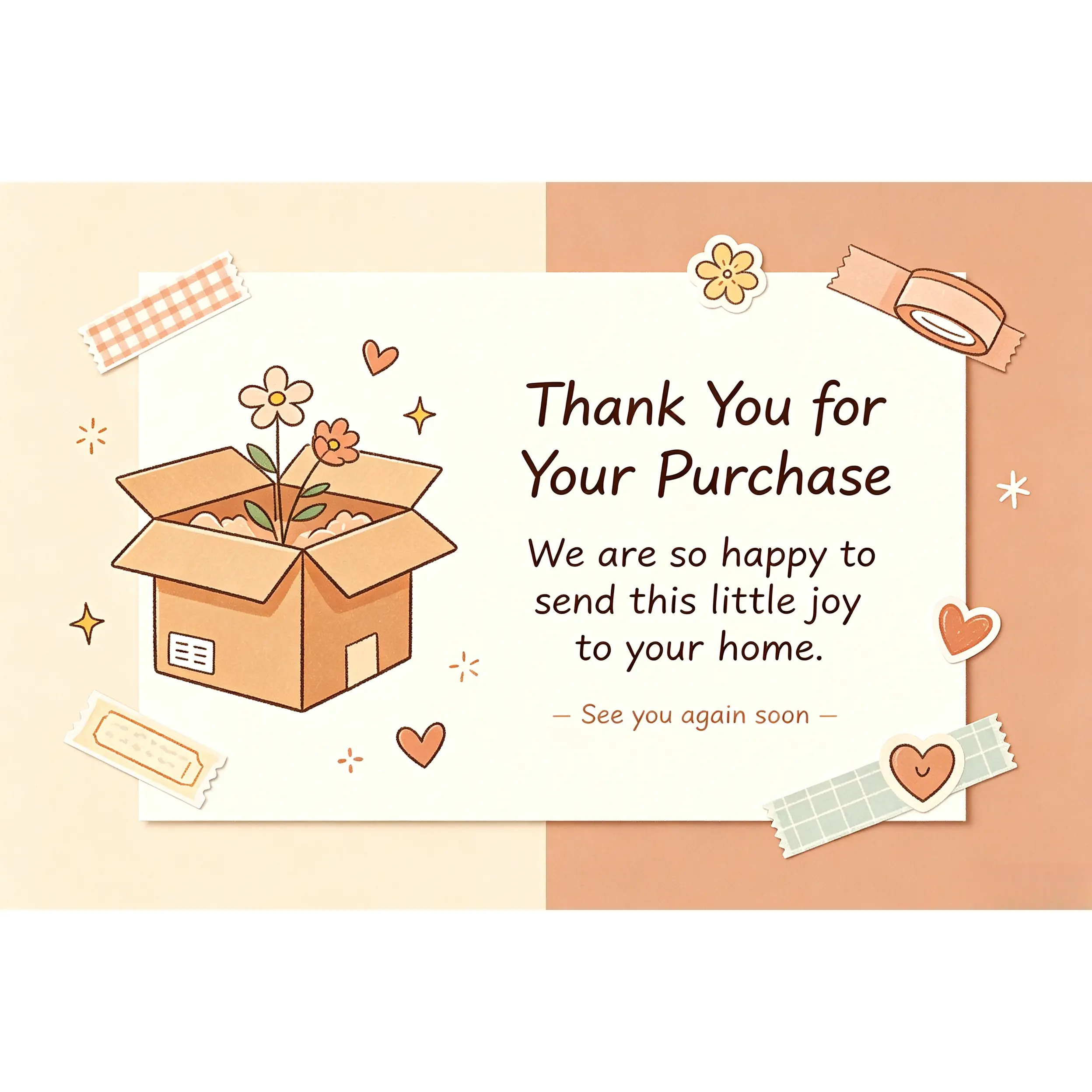 Home Organizer Storage Box Thank-You Letter, Trust-Building, Gratitude-Focused, Warmth-Infused, Carefully Crafted Note for Home Supplies Users