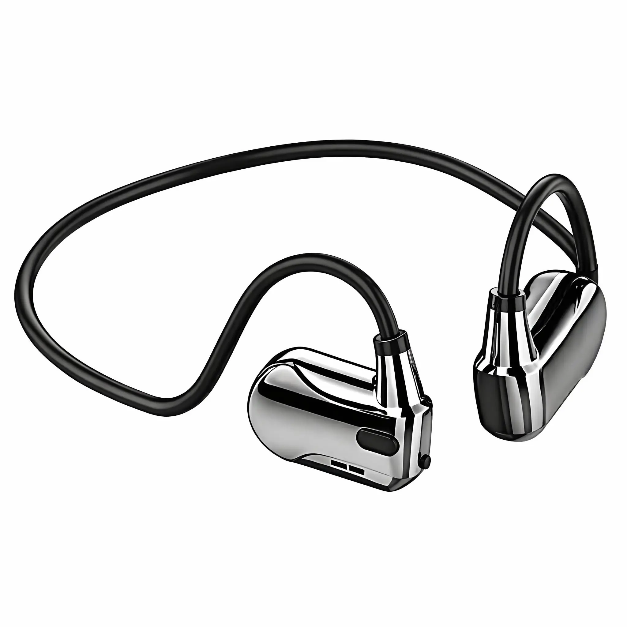 Open Ear Air Conduction Headphones, Nitinol Memory Wire, 18h Playtime, Type-C Charging, Sports Audio Earphones, 10-15m Range, Running Workout