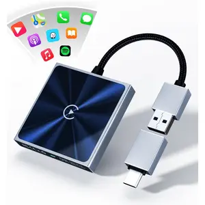 Adapter for , Converts Wired to    Adapter, Includes USB-A to USB-C Dongle, Easy Use,  Control, No Delay, Compatible with  from 2016 & iOS 10+