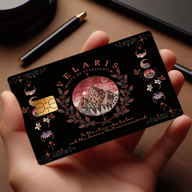 Velaris Inspired bank card, credit card, debit card, transportation card, room key card, skin sticker