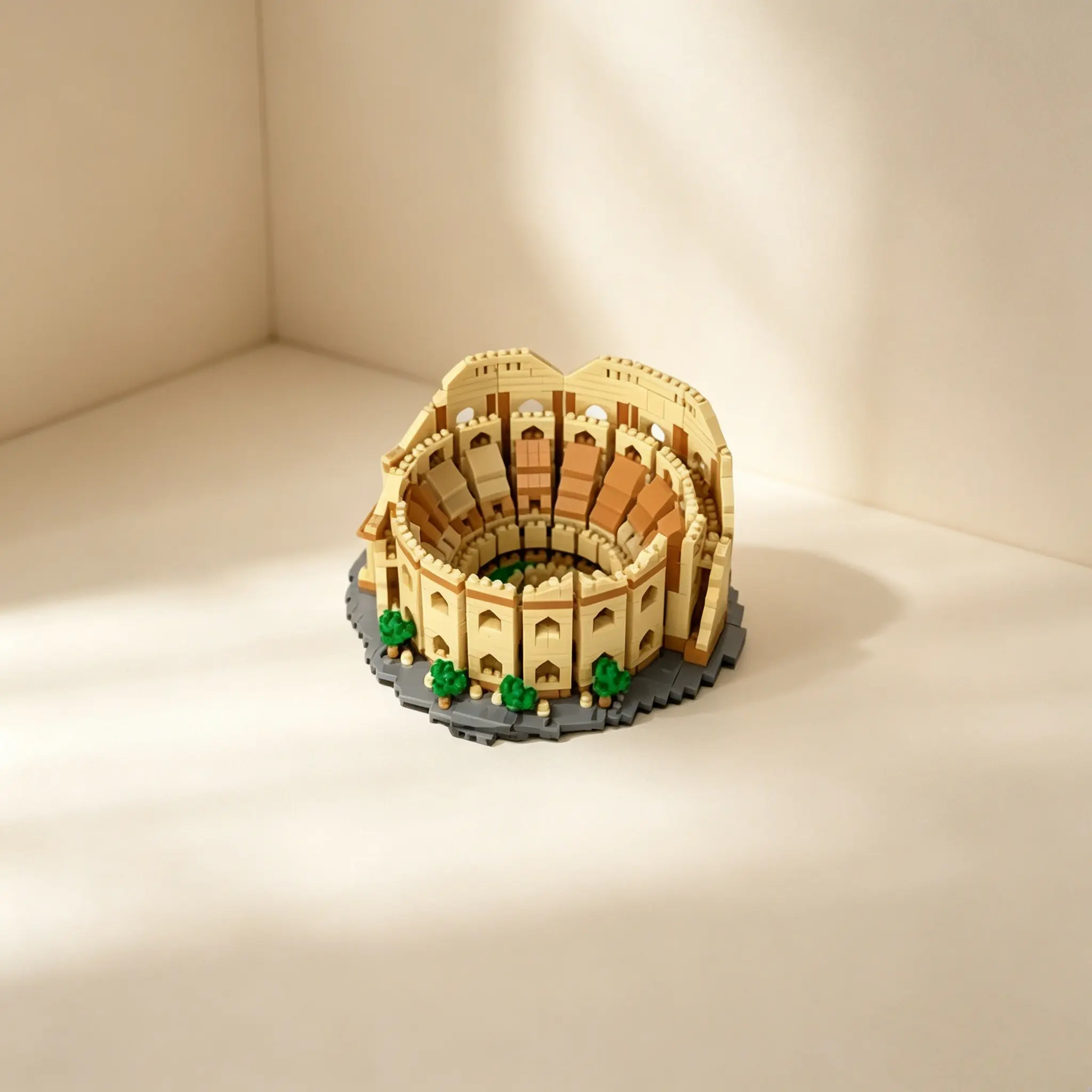 World Iconic Buildings Micro Mini Blocks, 3D Assembly Toy, Diy Building Model, Roman Colosseum, Louvre, Eiffel Tower, Arc De Triomphe, Stress Relief, Gift Idea