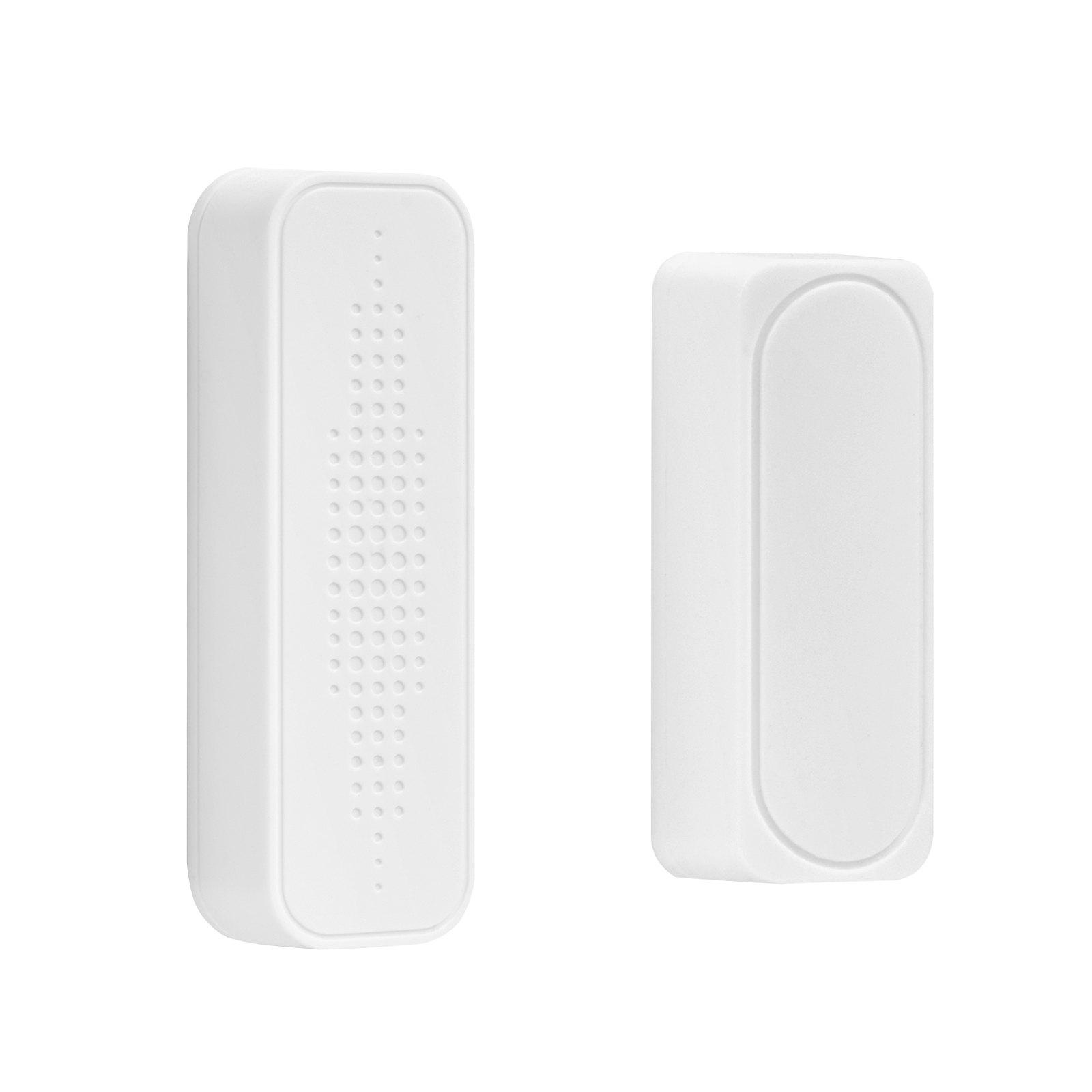 VEVOR Door Chime, DC 12V, Wireless Door Open Contact Sensor Alarm Chime with 656 ft Range, 58 Chimes & 5 Adjustable Volume, Doors Ringer Alert for Business, Store, Home, Office When Entering