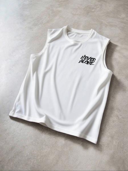 Men's Sleeveless Muscle Fitness Tank Top, Fashion Letter Print Casual Vest, Breathable Summer Underlayer Shirt, Comfortable Sportswear, Activewear, Sleeveless Gym Tops