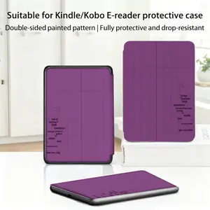 for Kindle/kobo/Tolino Case Grid Pattern With Text Art for New Kindle 11Th 2019, for Kindle 11th Generation Case for Kindle 11Th (2022/2024), 6-Inch, 7-Inch Kindle Paperwhite 12Th Generation 2024 Vision Color (2024) /Vision 6 (2021）/Shine Color (2024), Fa
