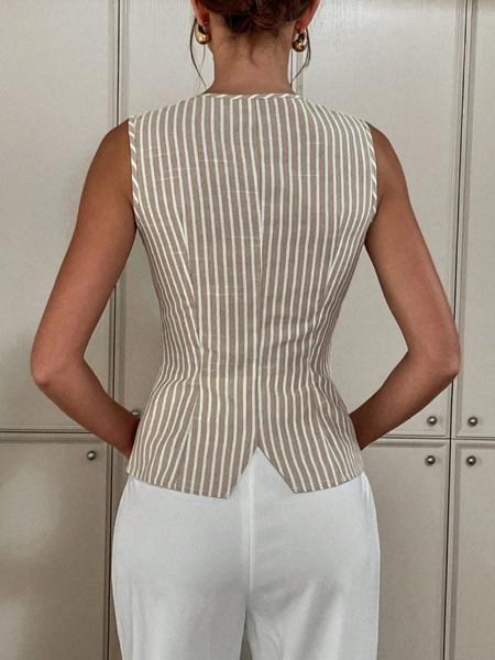 Women’s Casual Striped Long Sleeve Top, Stylish and Comfortable Design, Perfect for Everyday Wear and All Seasons