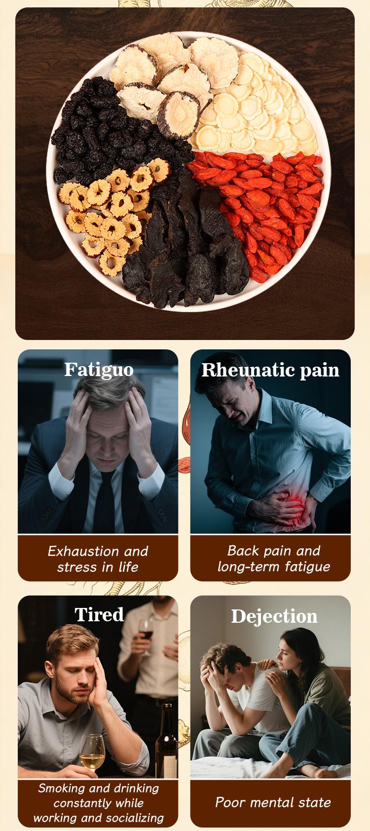 MTEOP Kidney Tea Formula Ginseng Five Treasure Tea Natural Herbal Detox Cleanse Beverage for Men Women Organic Chinese Traditional Healthy Drink Christmas Thanksgiving Value Pack Milk MTEOP Kidney Tea Formula Ginseng Five Treasure Tea Natural Herbal Detox Cleanse Beverage for Men Women Organic Chinese Traditional Healthy Drink Christmas Thanksgiving Value Pack Milk