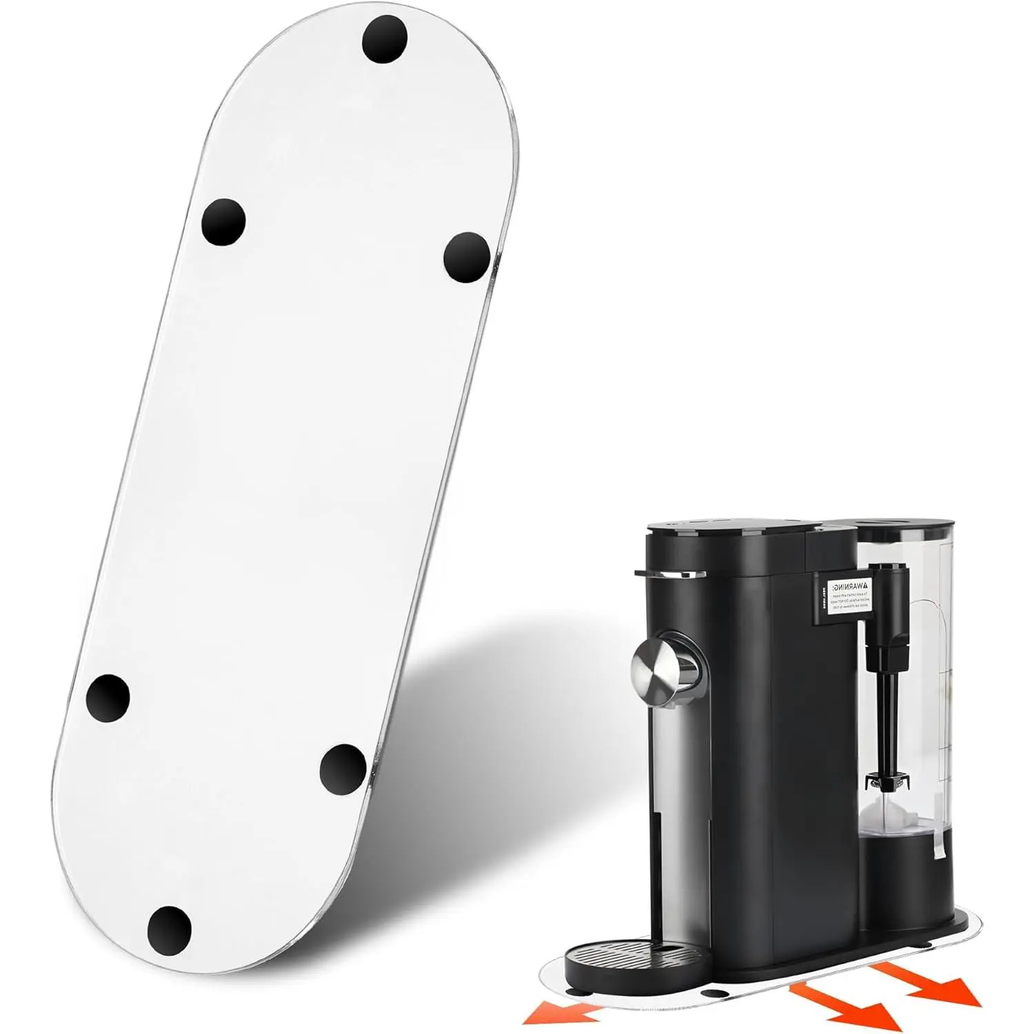 Appliance Slider for Mini  Coffee Maker Single Serve, for  PB041 | Small Sliding Tray for Coffee Maker for  Pods and Grounds Coffee Maker PB041/051, Effortless Movement, Easy-Clean