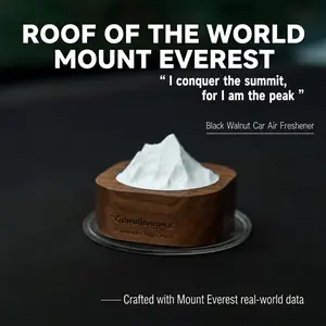 Mount Everest 3D Decorative Piece, Natural Aroma Diffuser, Car Dashboard, Office Desk, Bedside Cabinet, Creative Gift, Unique Luxury Present