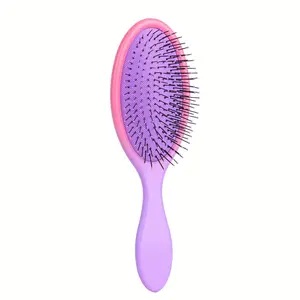 1pc Gradient Air Cushion Massage Hair Comb, Salon Lady Hair Brush, Soft Air Cushion Scalp Massager, Smooth Detangler, Portable Styling Comb