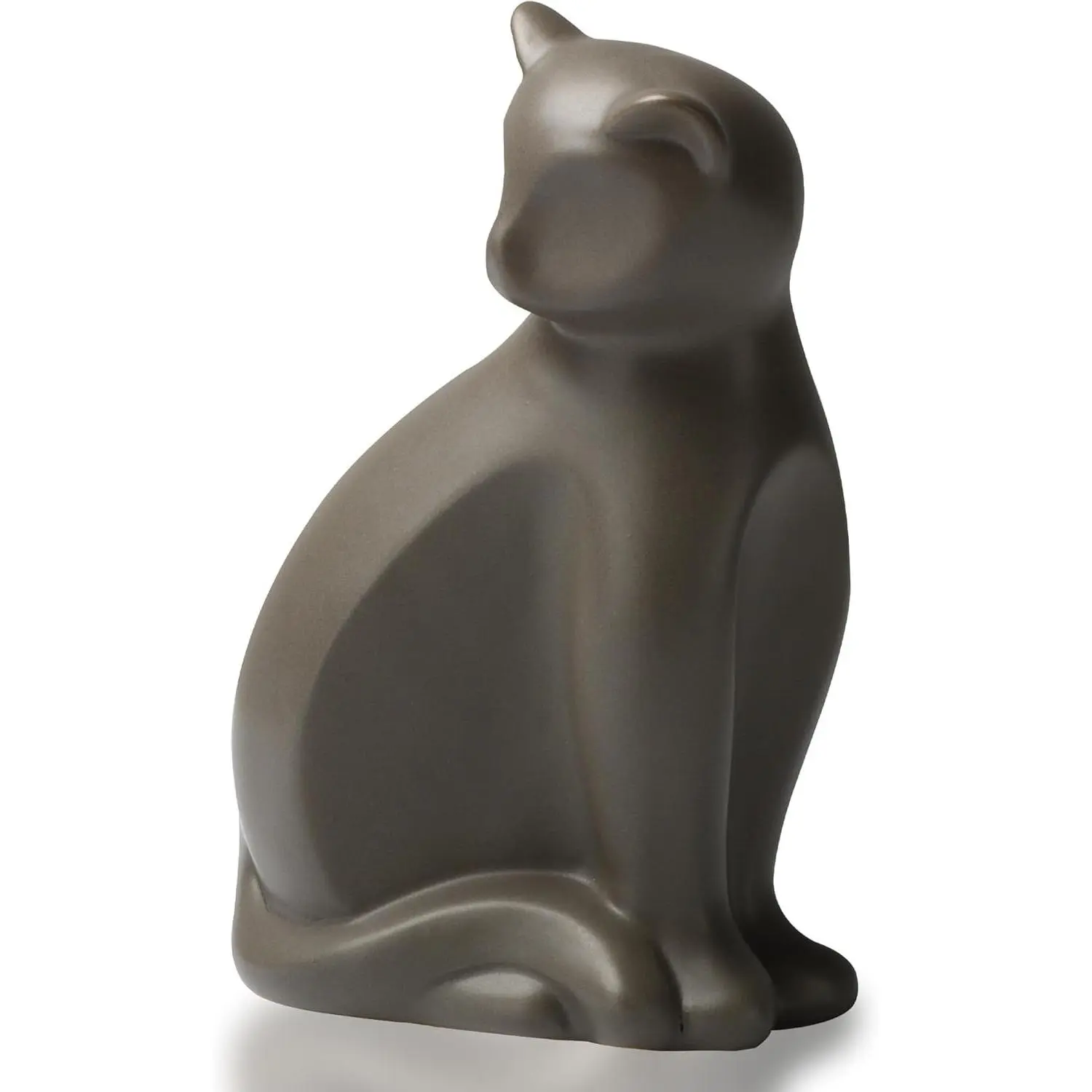 Ceramic Pet Urn for Cats - 10lbs Elegant Ash Storage Memorial Box with Seal Kit