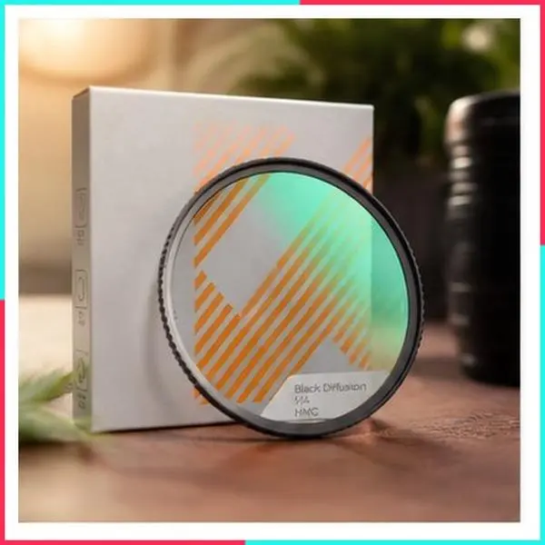 82mm Black Diffusion 1/4 Filter for Cinematic Mist Effect