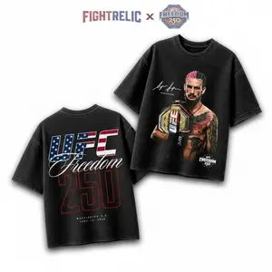 FIGHTRELIC UFC 250 Years Freedom Sean O'Malley Years Men's Shirt, UFC Fighters Tshirt MMA Fan, UFC MMA Shirt, UFC Champions Sports Shirt wash, Gift for Him Gift For Her, Made In USA.