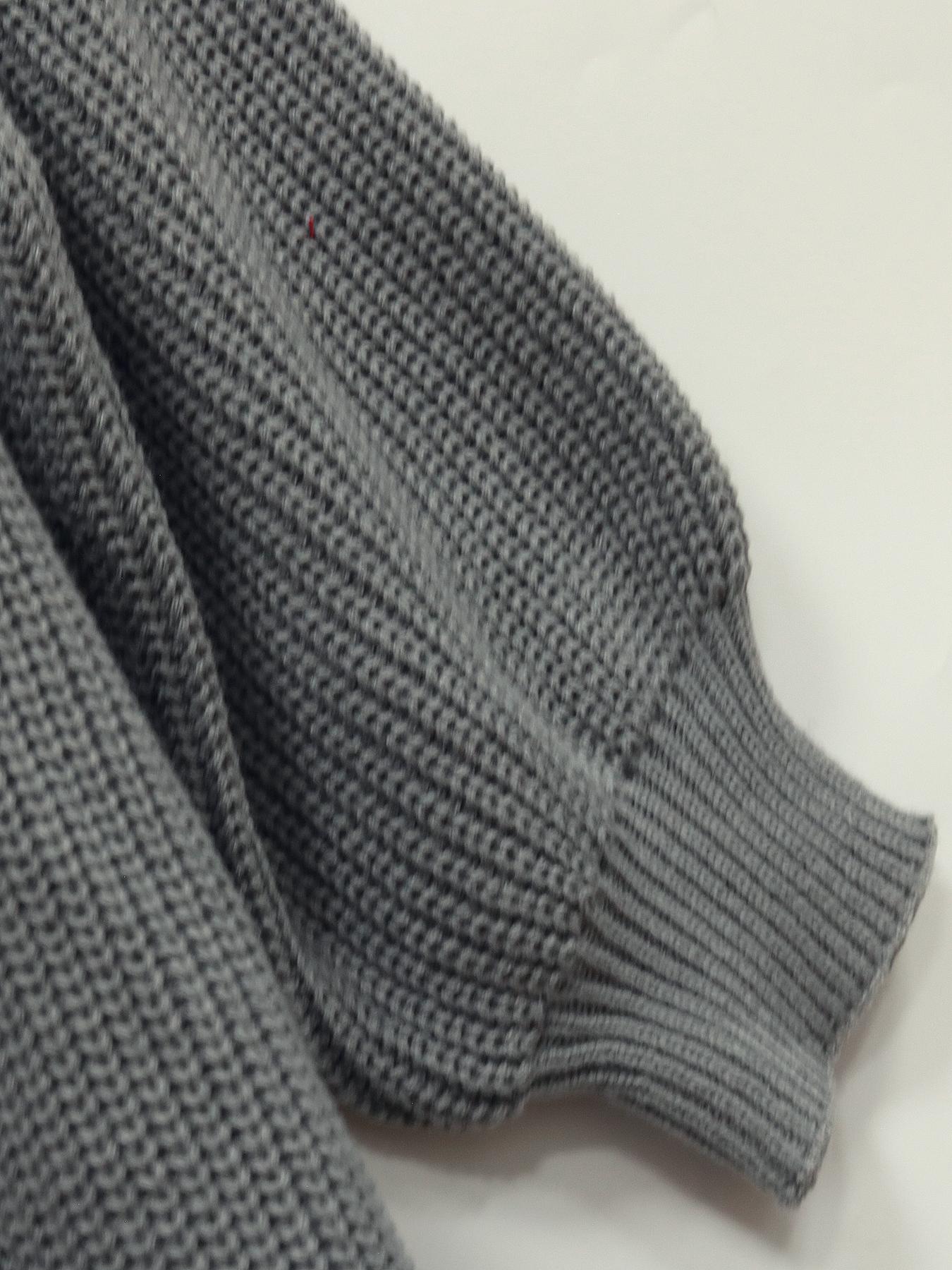 【Plus Size】 Women's Solid Color Sweater Dress, Casual Comfy Chic Knit Dress for Fall & Winter, Women's Plus Clothing for Daily Wear