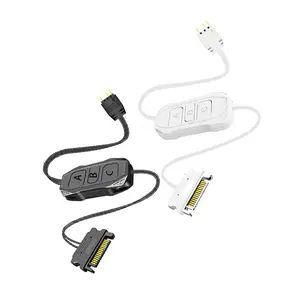 5V 3 Pin ARGB Controller for Fan and LED Strip Light Sync with SATA Power
